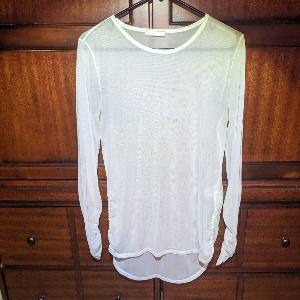 NFL Couture Sheer White Shirt  /